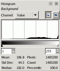 The Histogram dialog