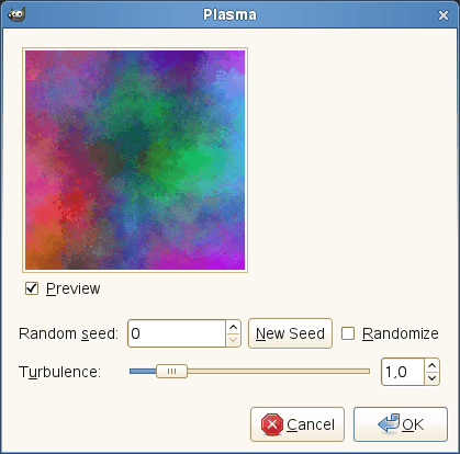 “Plasma” filter options