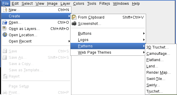 How to create new patterns